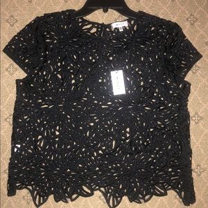 Milly Crochet Crop top